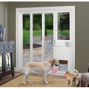 High Tech Pet Power Pet Sliding Glass Patio Pet Door, Large Opening